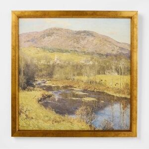 Threshold w/ Studio McGee Mountain Landscape Framed Wall Art 18x18